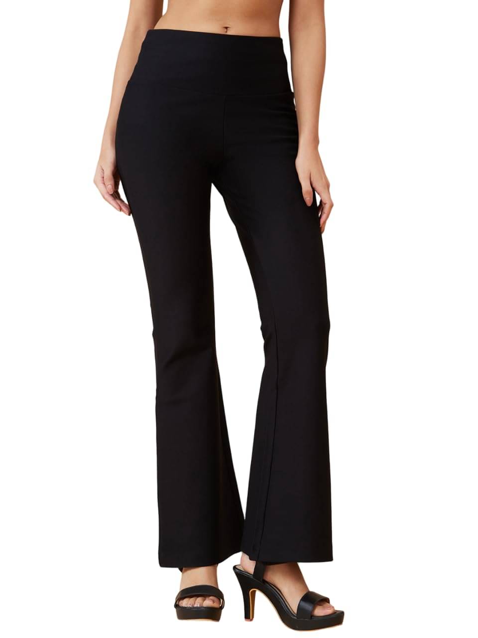     			Globus Women Rayon Casual Trousers ( Black )