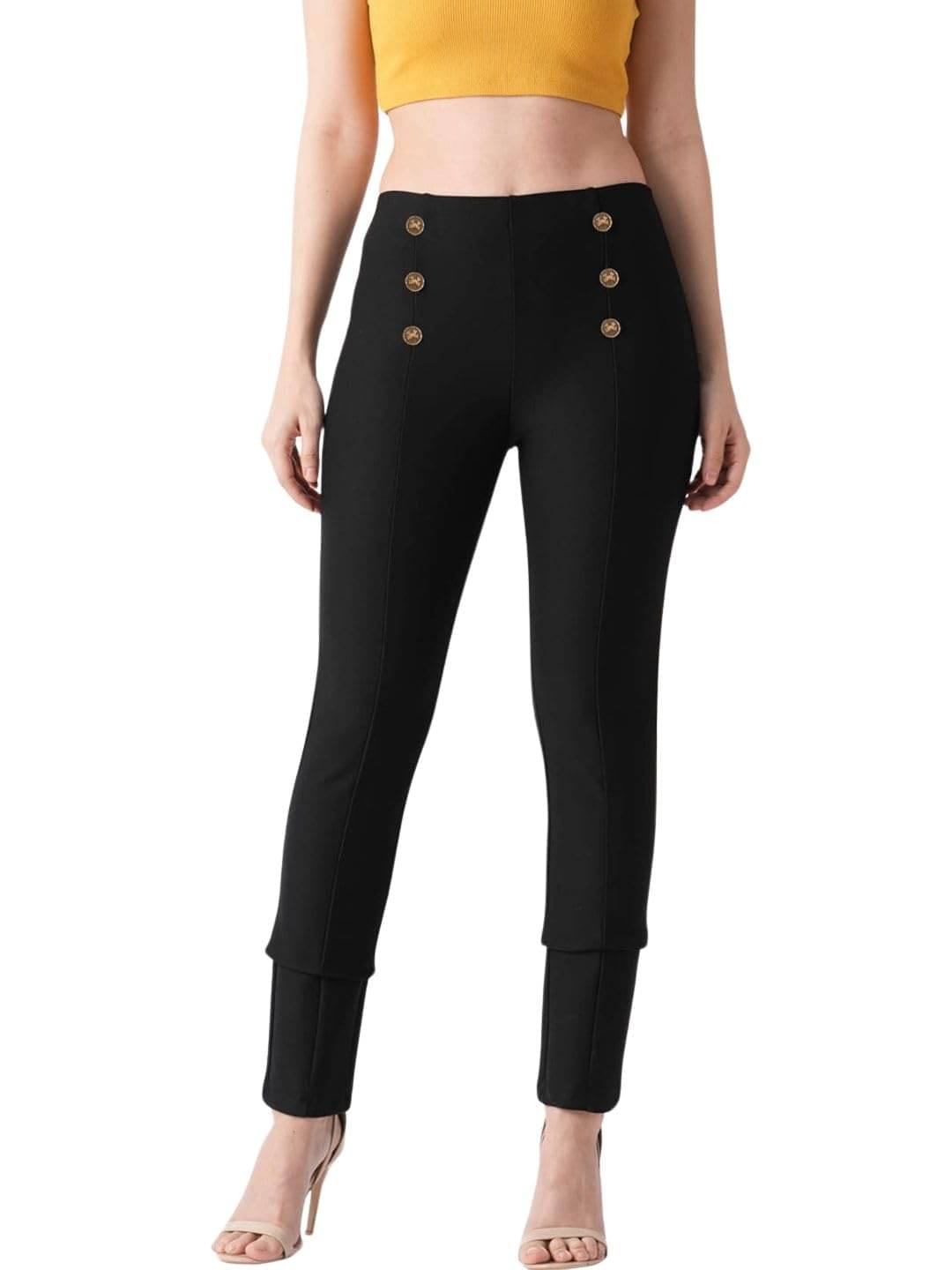     			Globus Women Viscose Casual Trousers ( Black )