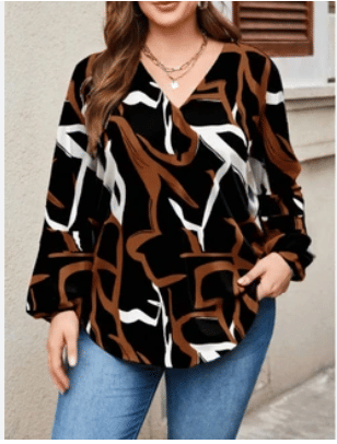 HF WARD Women's Cotton Regular Top ( Brown )