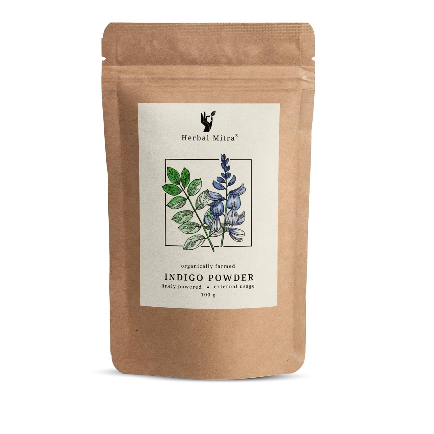 Herbal Mitra Natural Semi Permanent Hair Color 100 g Indigo Herbal Mitra Natural Semi Permanent Hair Color 100 g Indigo