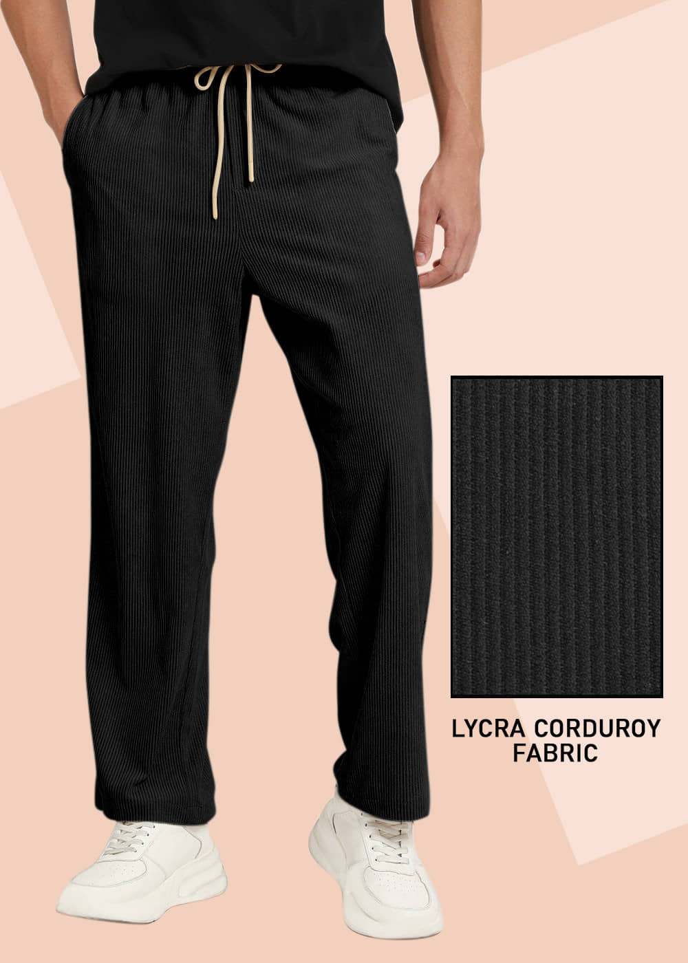 INDICLUB Loose Men's Trouser - Black ( Pack of 1 ) - Trousers | Buy online on ZillyBuy