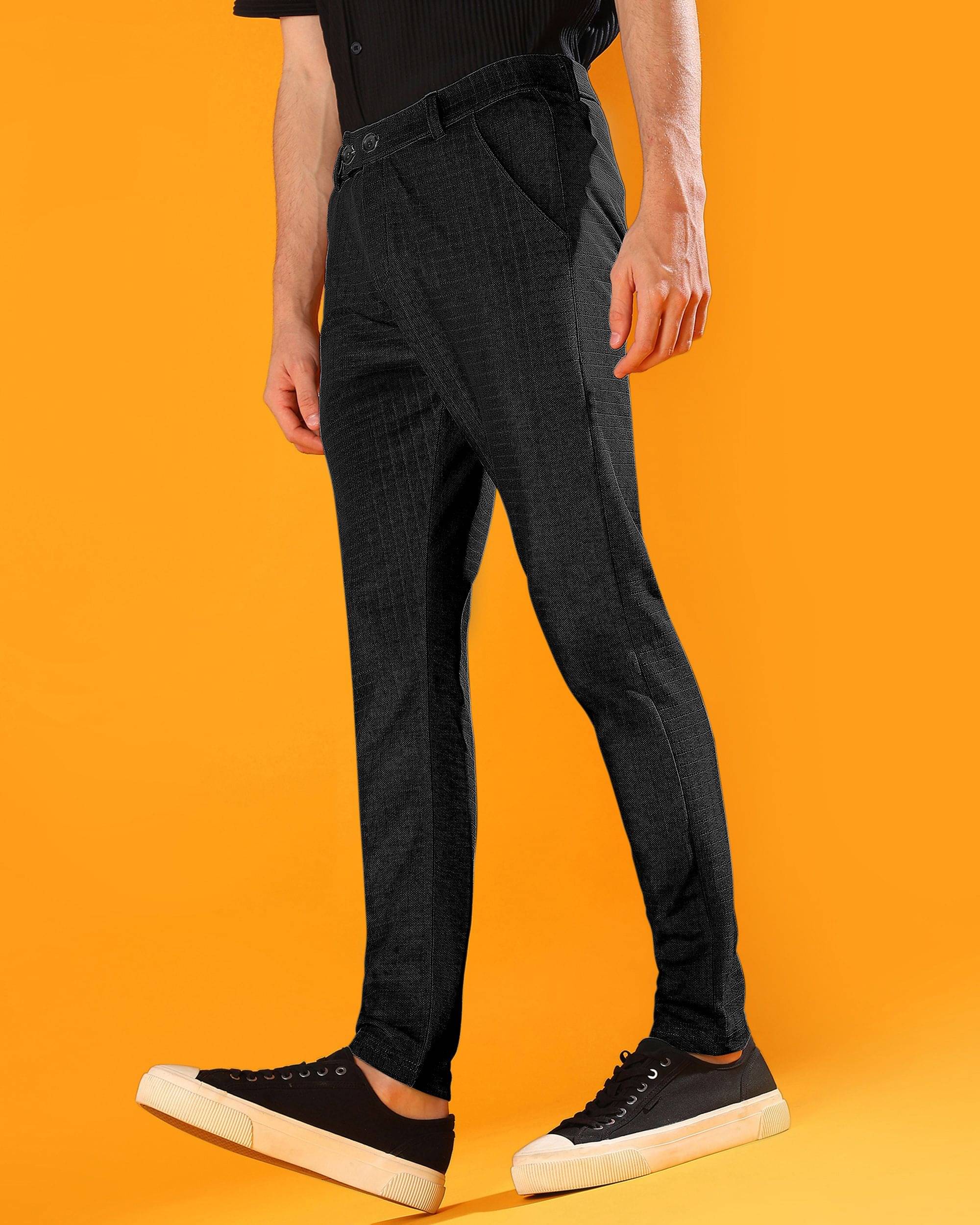     			INDICLUB Regular Men's Formal Trouser - Black ( Pack of 1 )