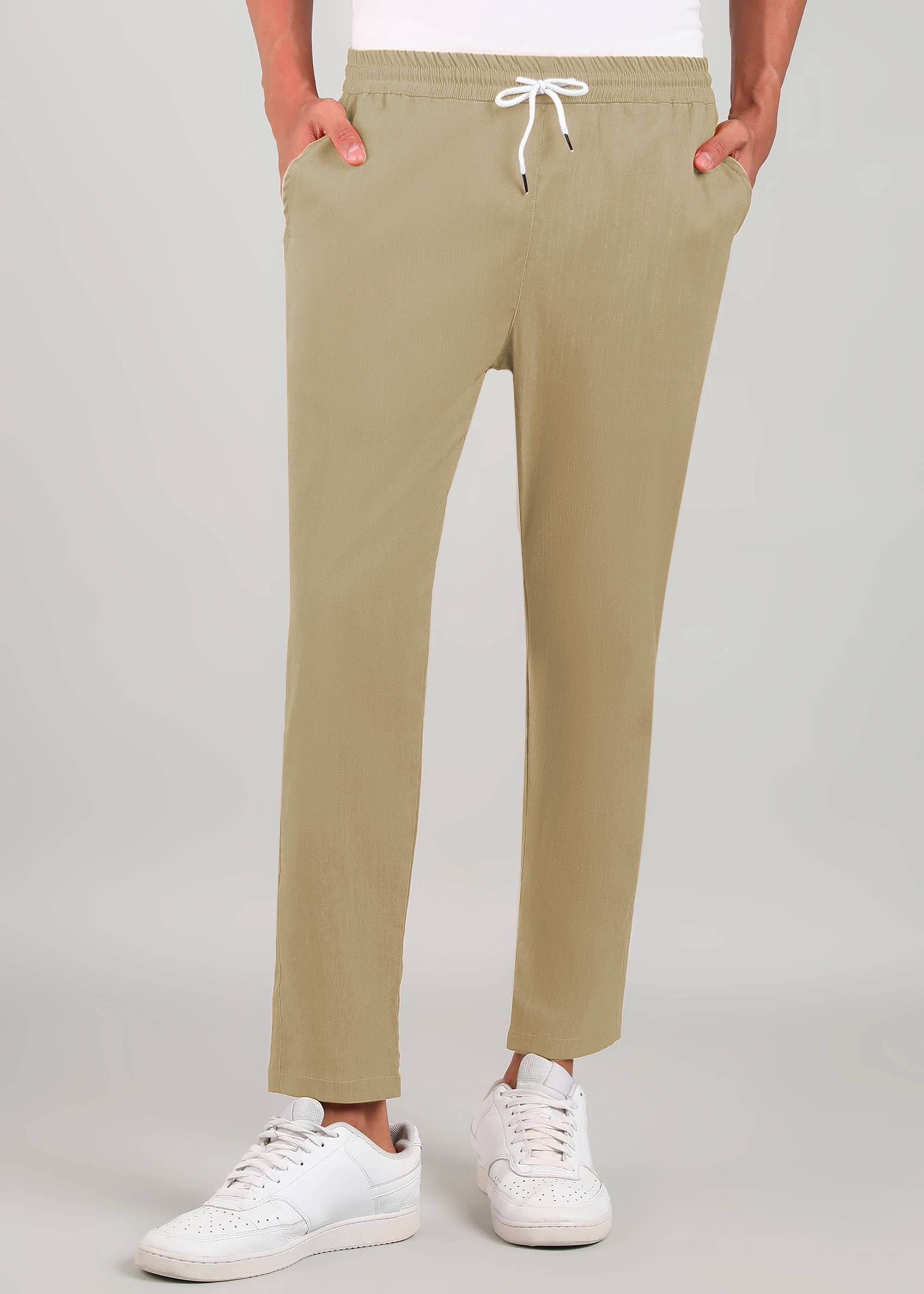     			INDICLUB Regular Men's Trouser - Khaki ( Pack of 1 )