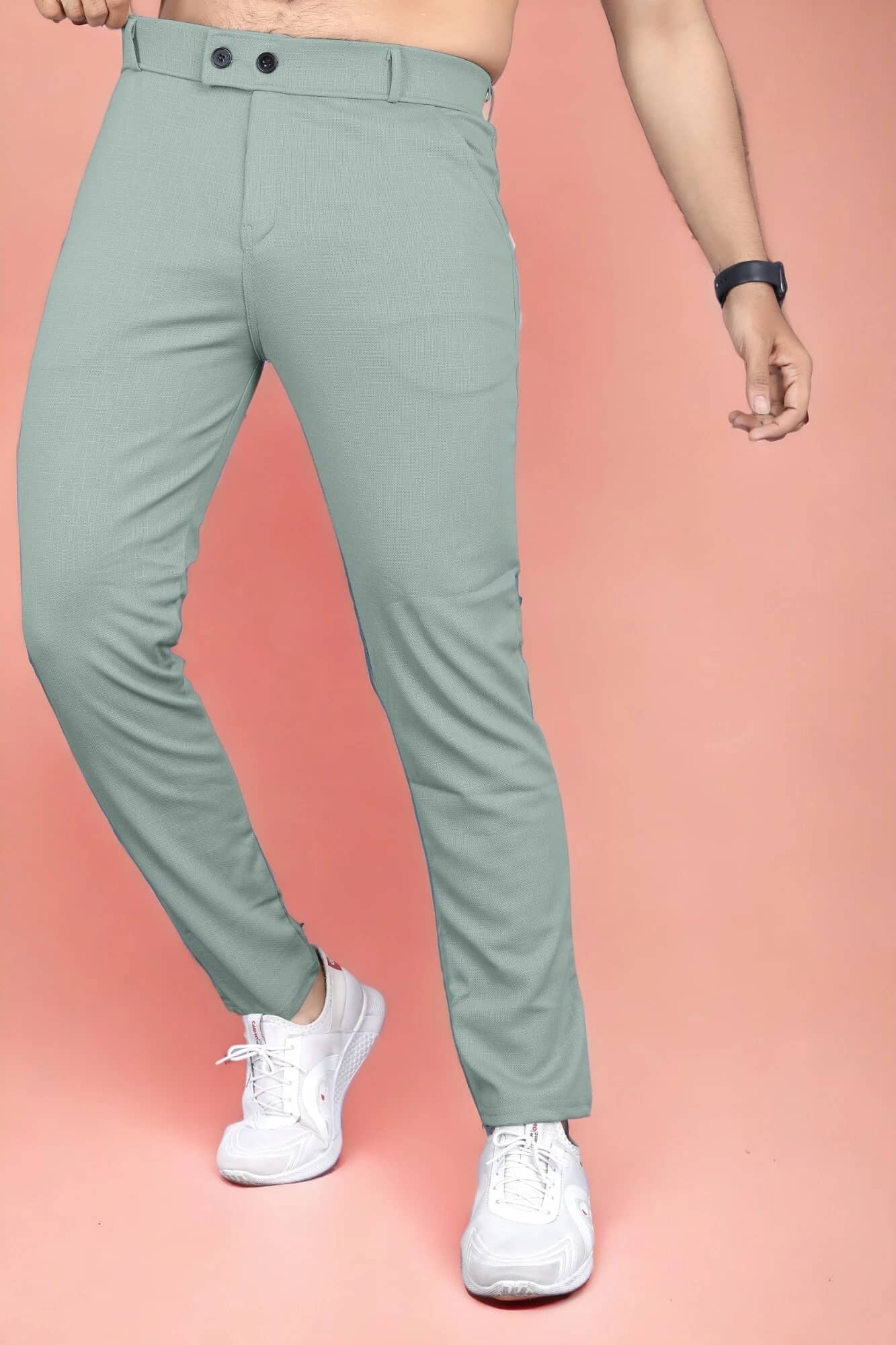 INDICLUB Slim Men's Trouser - Silver ( Pack of 1 ) - Trousers | Buy online on ZillyBuy