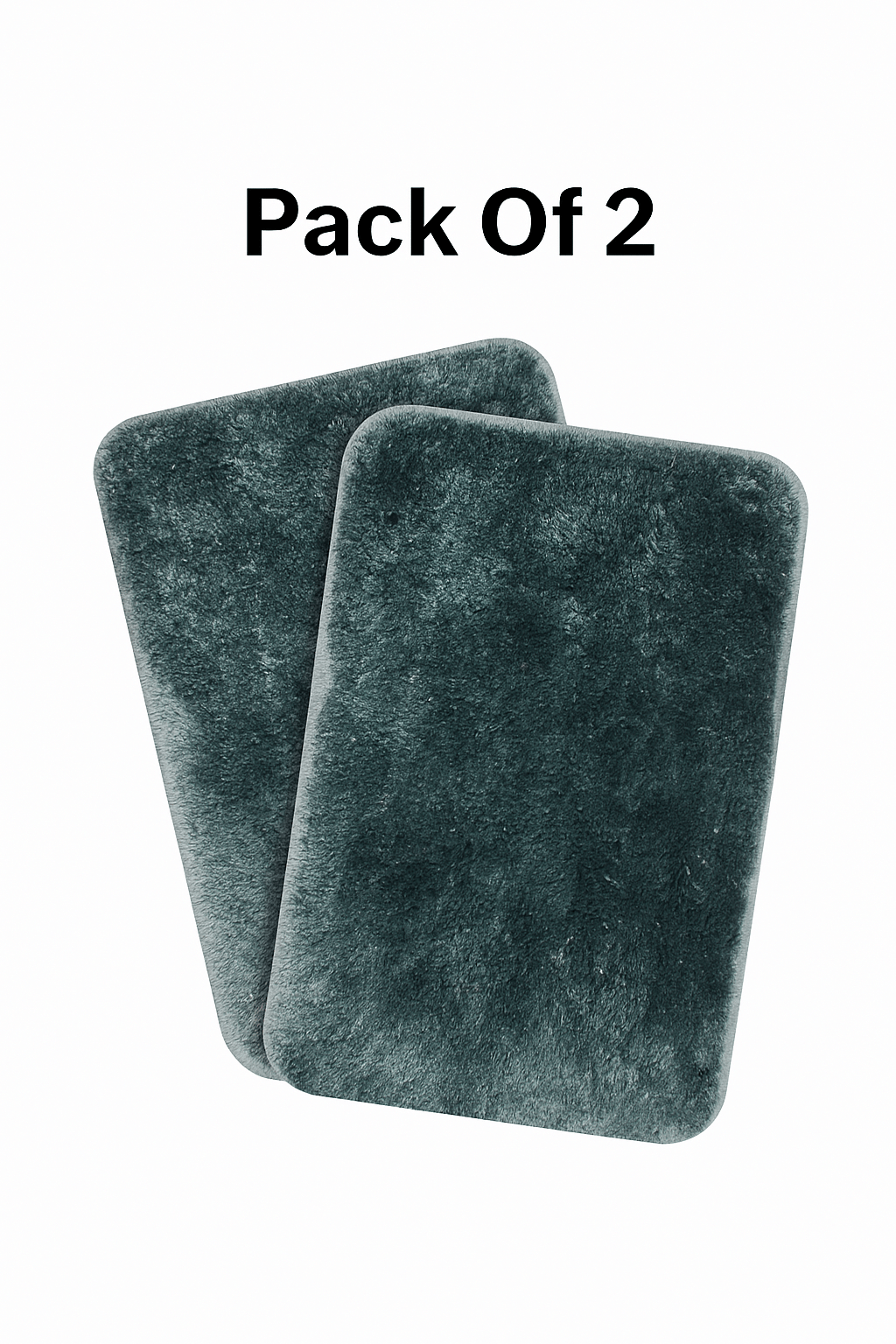     			LADLI JEE Blue Synthetic Rectangular Floor Mat ( Pack of 2 )