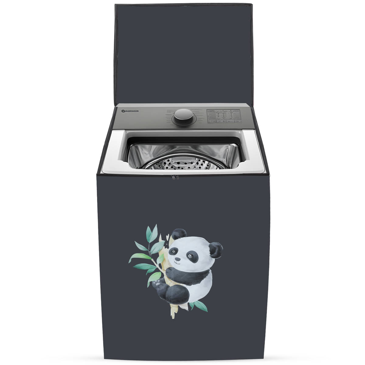     			LEORBIX Fully Automatic Washing Machine Cover Compatiable For 6 kg,7 kg,8 kg,9 kg - Gray