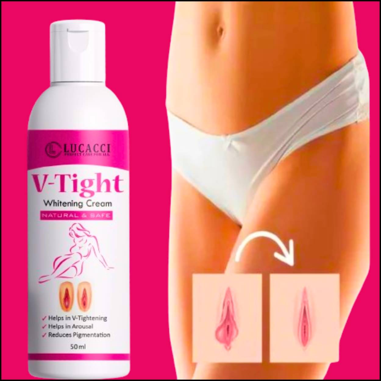     			LUCACCI - Intimate Wash Cream ( Pack of 1 )