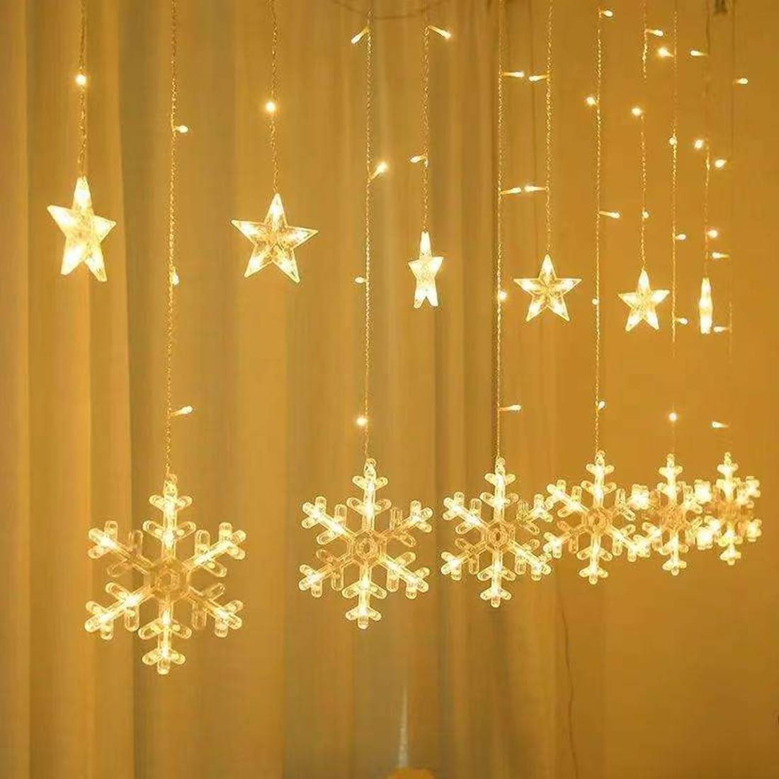MIRADH Yellow 2Mtr Curtain String Light ( Pack of 1 ) MIRADH Yellow 2Mtr Curtain String Light ( Pack of 1 )