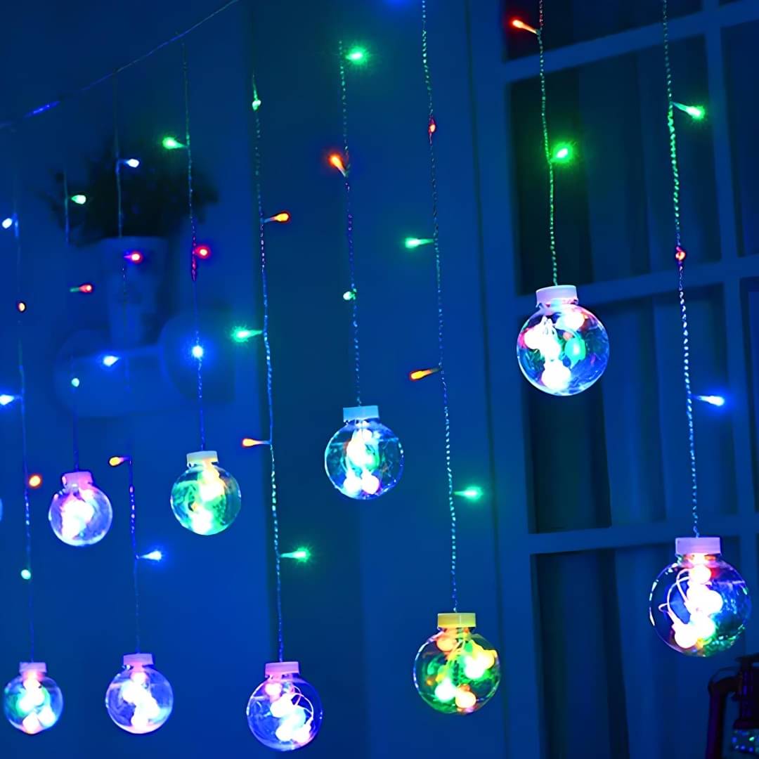     			PABOCART Multicolor 3M Disco Ball ( Pack of 1 )