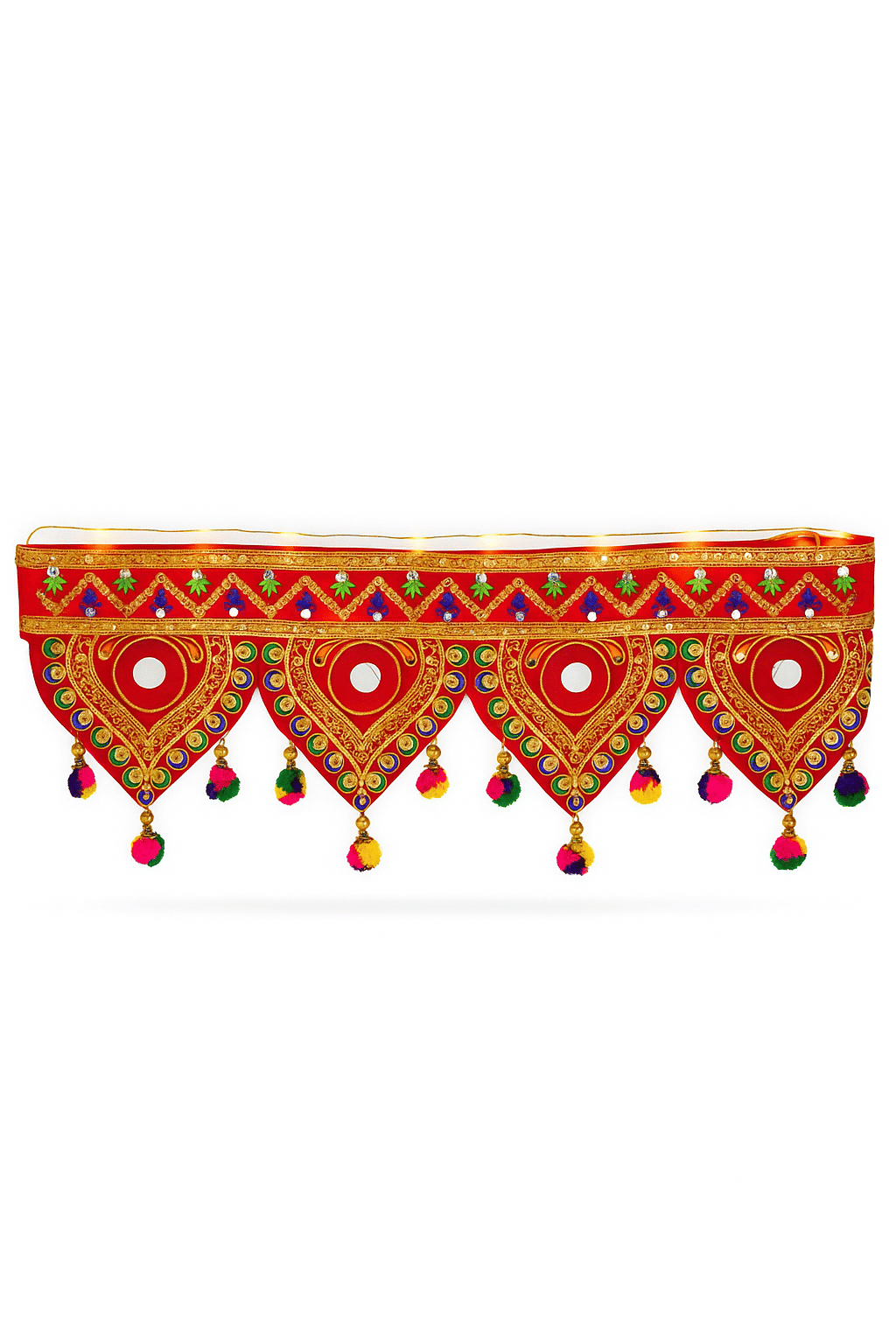    			Pabocart Lighting Traditional Toran Art Bandarwal 38Inch DIY Wall Hanging Lights for Diwali Home Door Decoration