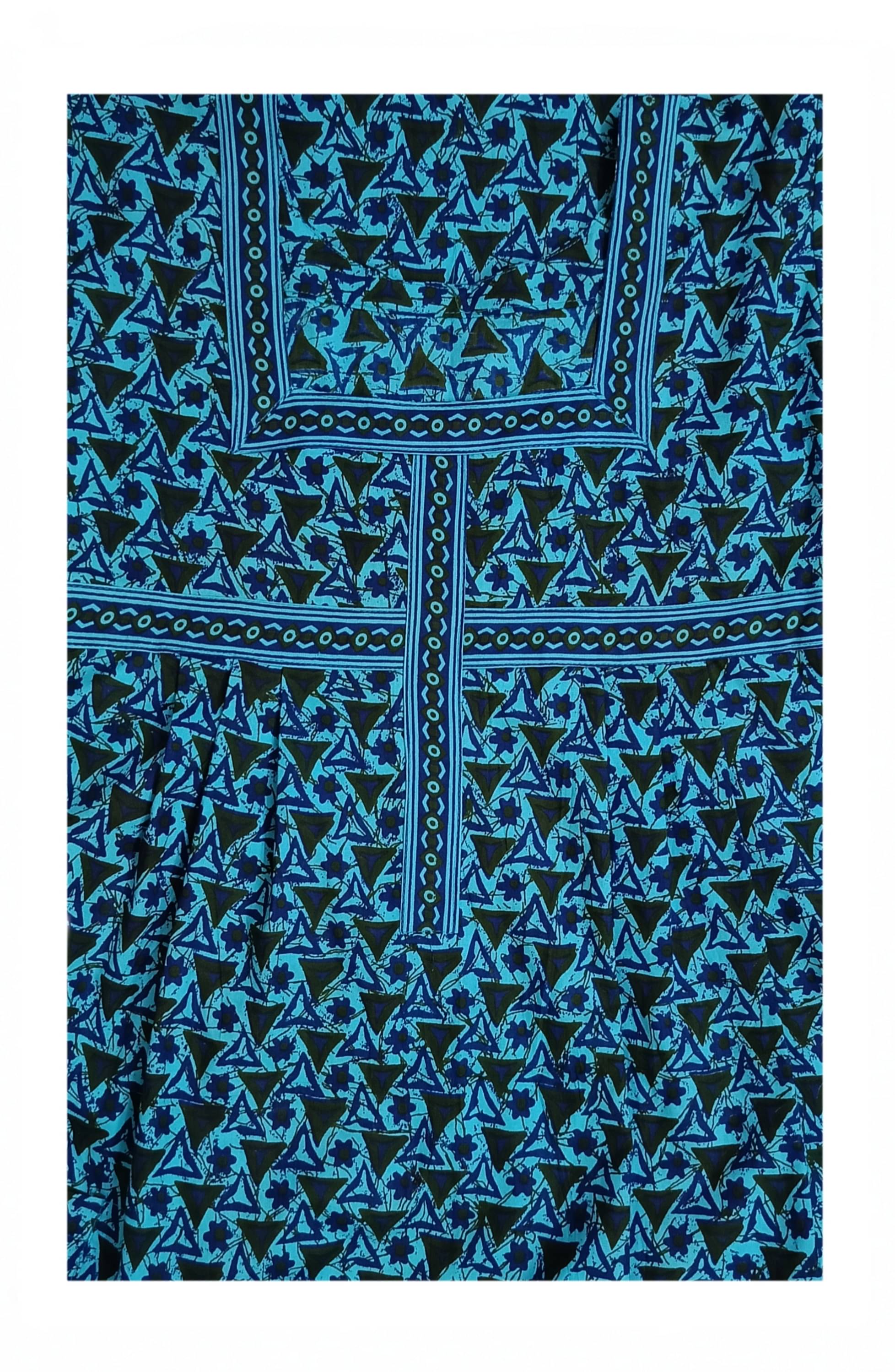     			Rachakula Readymades Cotton Printed Women Regular Nighty ( Blue )