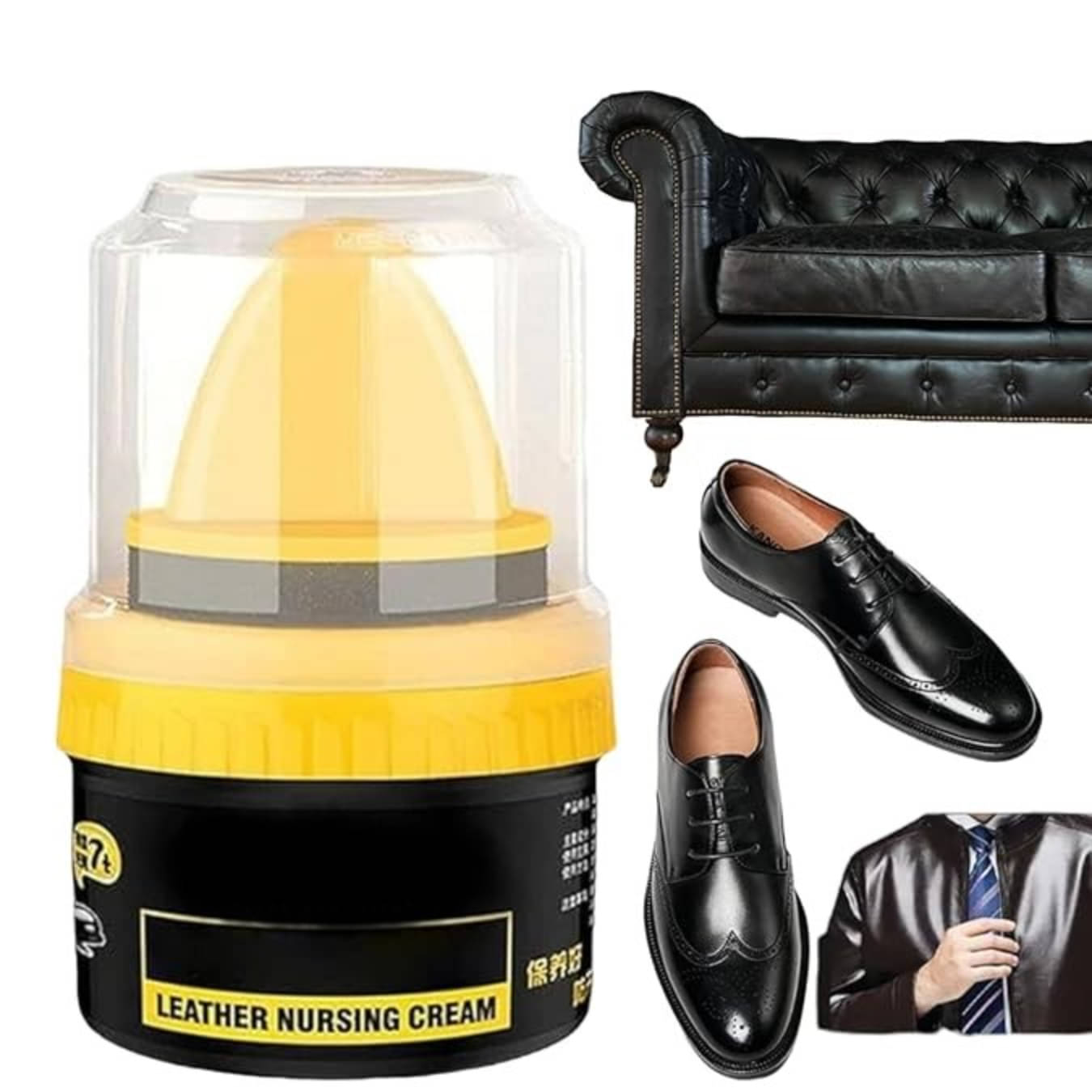 Radhe Creation Cream Polish Suitable for Black Color     			Radhe Creation Cream Polish Suitable for Black Color