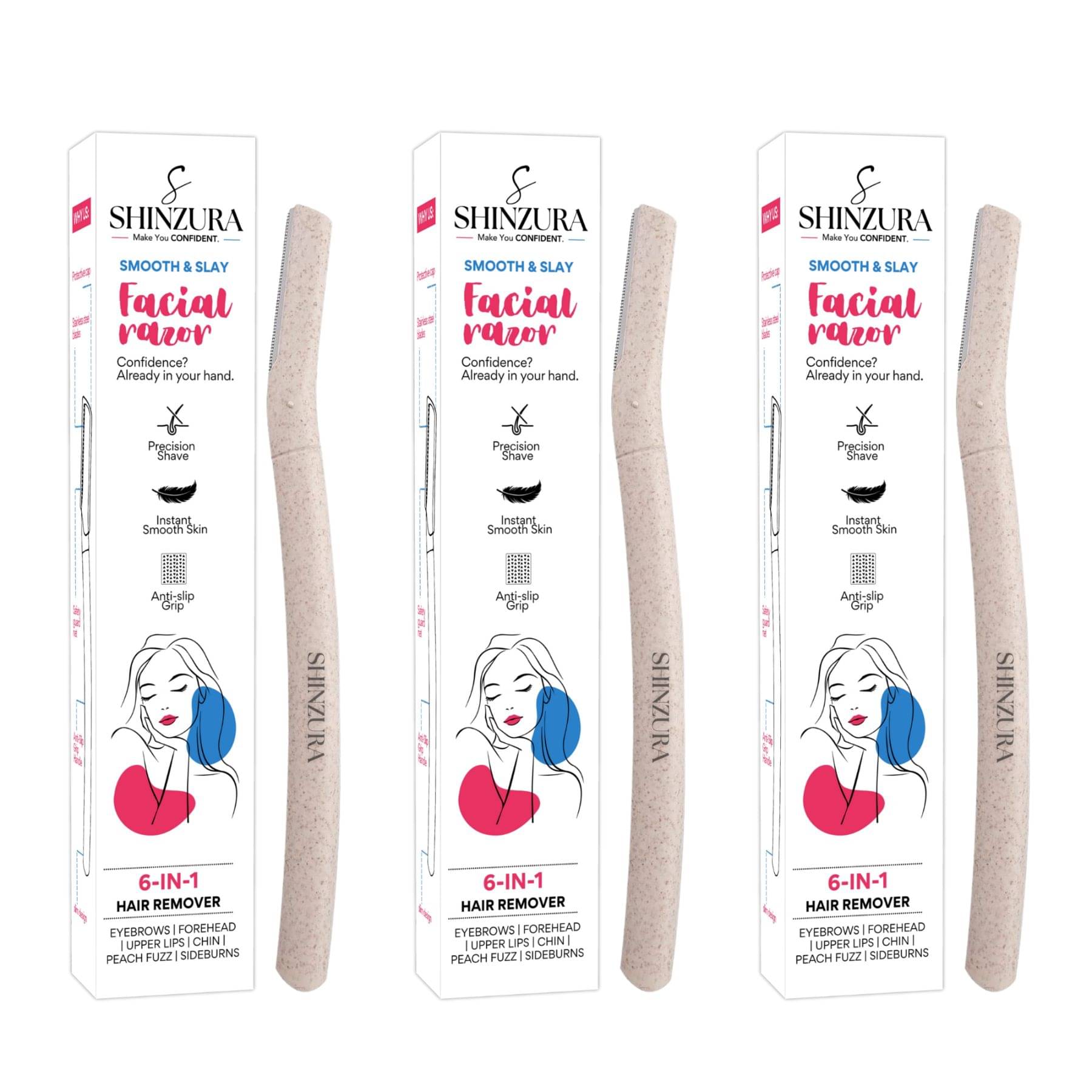 SHINZURA Manual Razor ( Pack of 3 ) SHINZURA Manual Razor ( Pack of 3 )