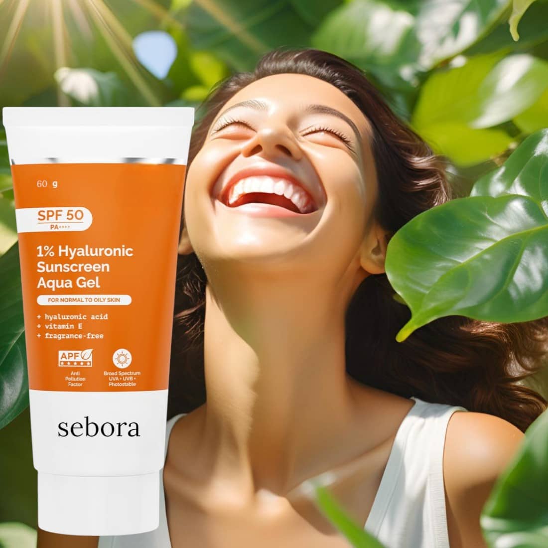 Sebora SPF 50 Sunscreen Cream For All Skin Type ( Pack of 1 )