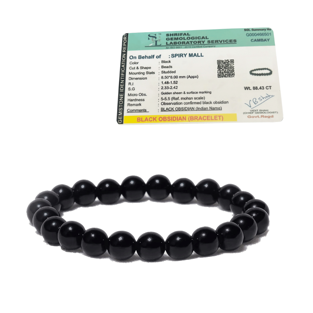     			Spiry Black Bracelet ( Pack of 1 )