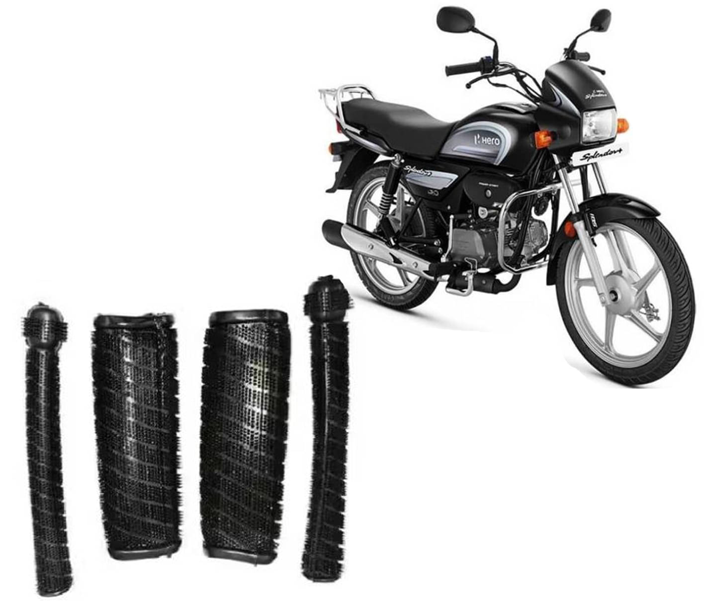     			Universal Handlebar Grip for Two Wheeler – Easy to Install Set Of 4