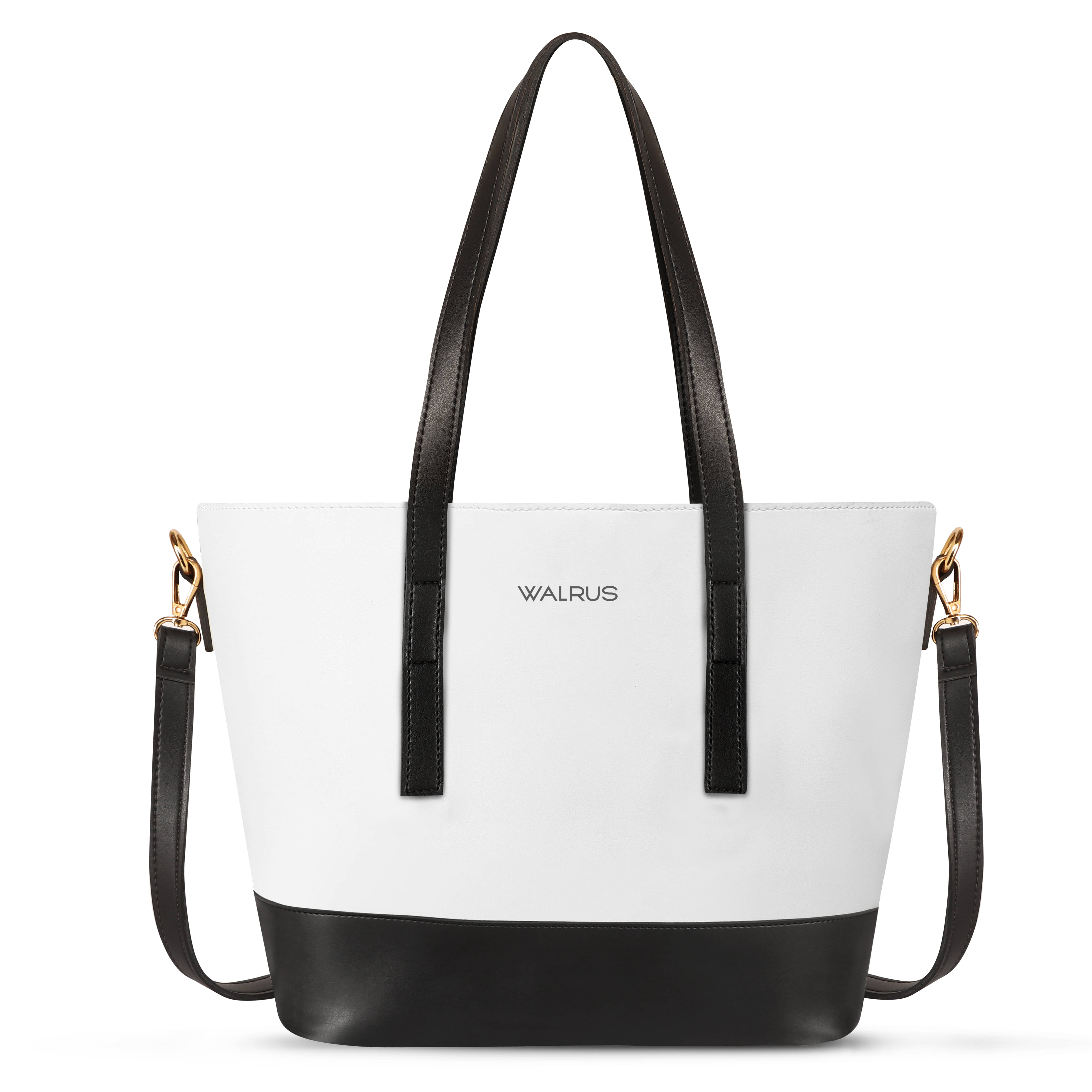 Walrus Shoulder Bag Faux Leather Set of 1 ( White ) - Handbags | Buy online on ZillyBuy