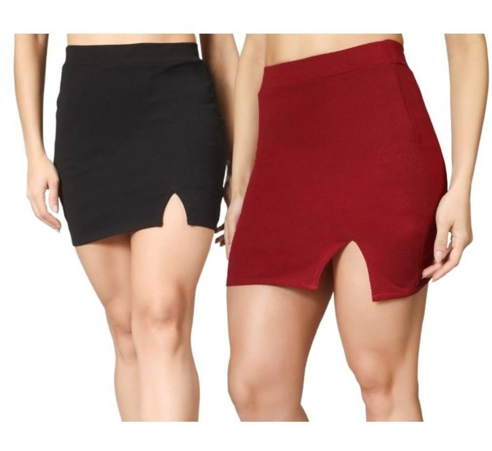     			Yunic29 Multicolor 1 Polyester Women's A-Line Skirt ( Pack of 2 )