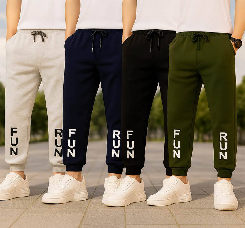     			fashionate world Pack of 4 Boys Cotton Trackpant ( Multicolor 4 )