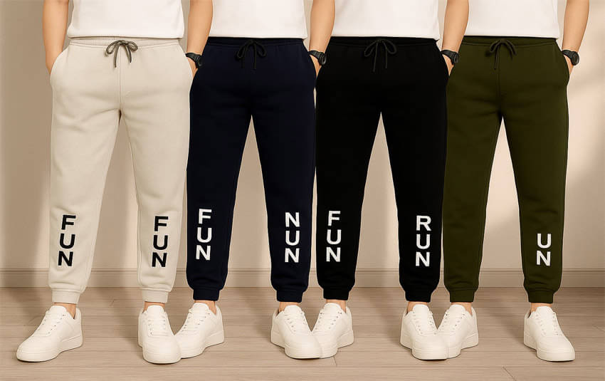     			fashionate world Pack of 4 Boys Cotton Trackpant ( Multicolor 4 )