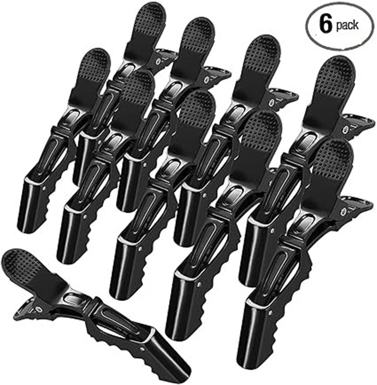     			kare beauty Black Hair Clip ( Pack of 6 )