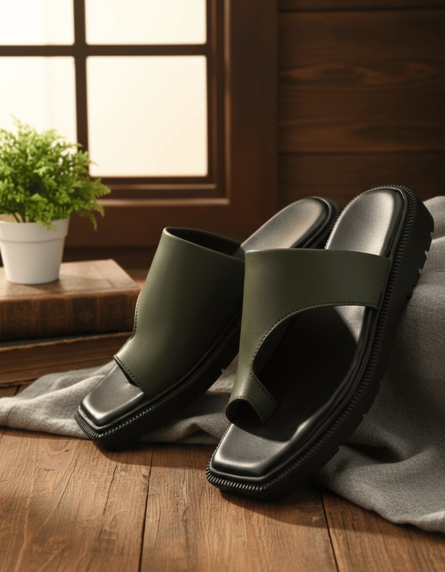     			APPELON Olive Men's Daily Slipper