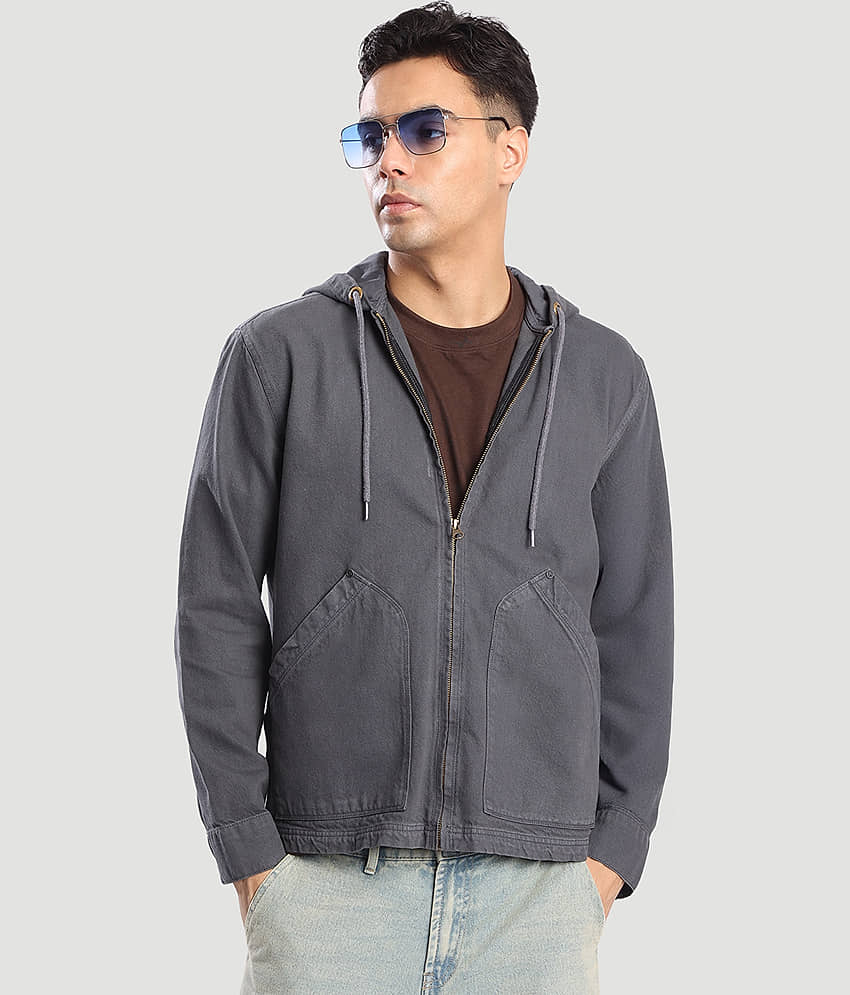 Bene Kleed Cotton Men's Casual Jacket - Grey ( Pack of 1 ) - Jackets & Coats | Buy online on ZillyBuy