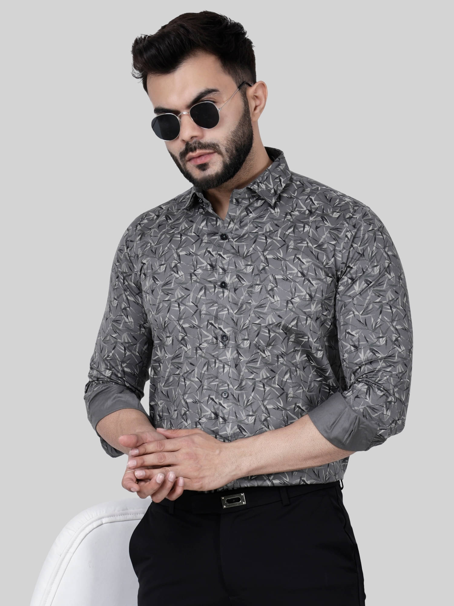     			Comey Cotton Regular Fit Full Sleeves Men's Formal Shirt - Olive ( Pack of 1 )