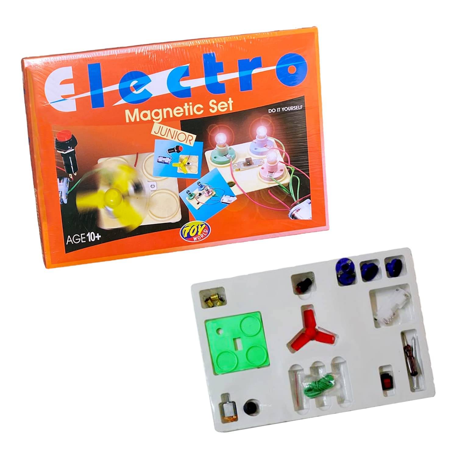     			Electro Magnetic Set Junior Kit || Science Experiments, Basic Practical on Magnets, Electricity, Battery|| Learn Science Basic with Practicals