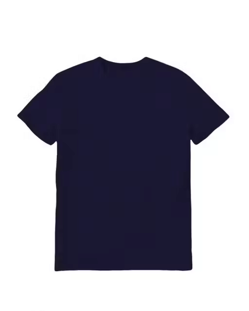     			Generic INFIRAX Women Cotton Solid Regular Fit Round Neck T-Shirt ( Navy )