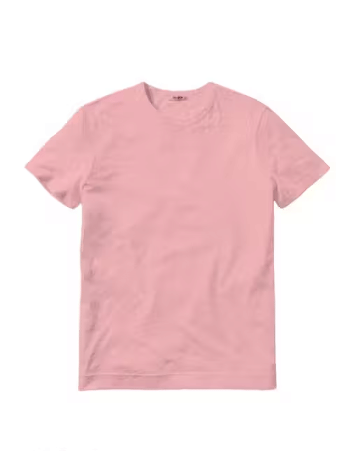     			Generic INFIRAX Women Cotton Solid Regular Fit Round Neck T-Shirt ( Pink )