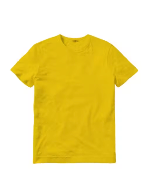     			Generic INFIRAX Women Cotton Solid Regular Fit Round Neck T-Shirt ( Yellow )
