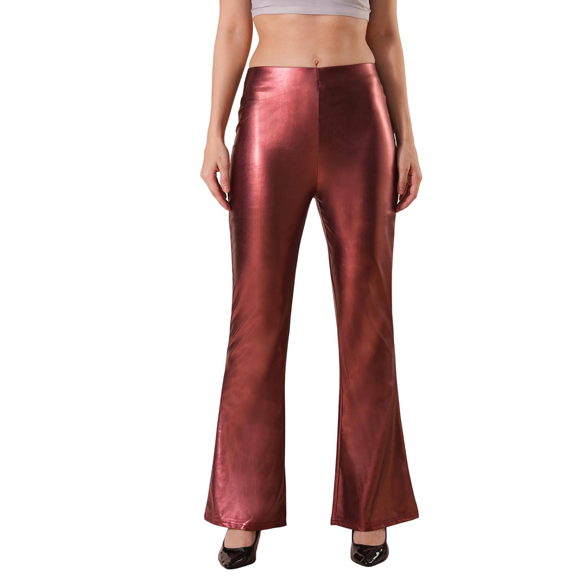     			Globus Women Cotton Regular Fit Jegging ( Rust )