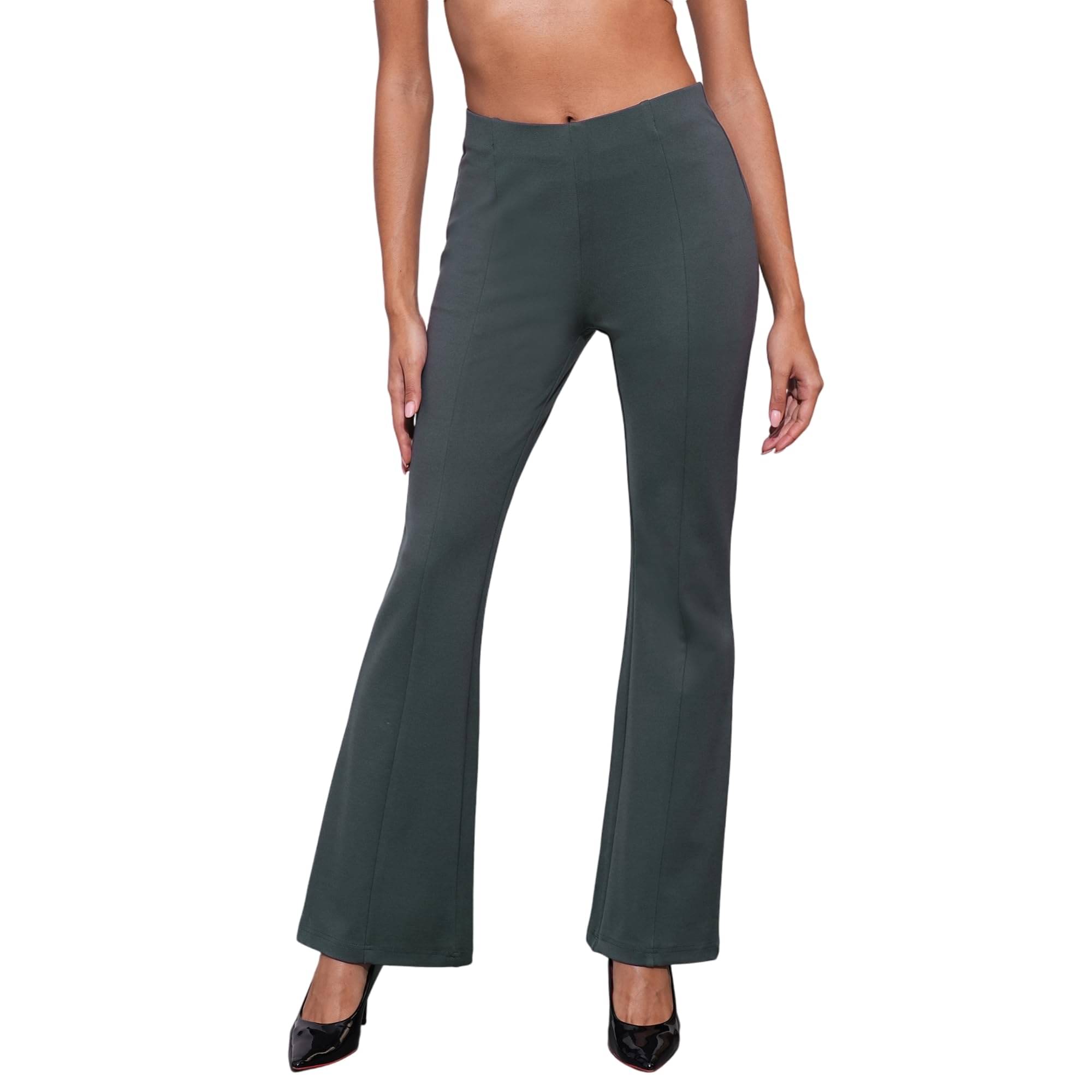     			Globus Women Rayon Regular Fit Jegging ( Grey )