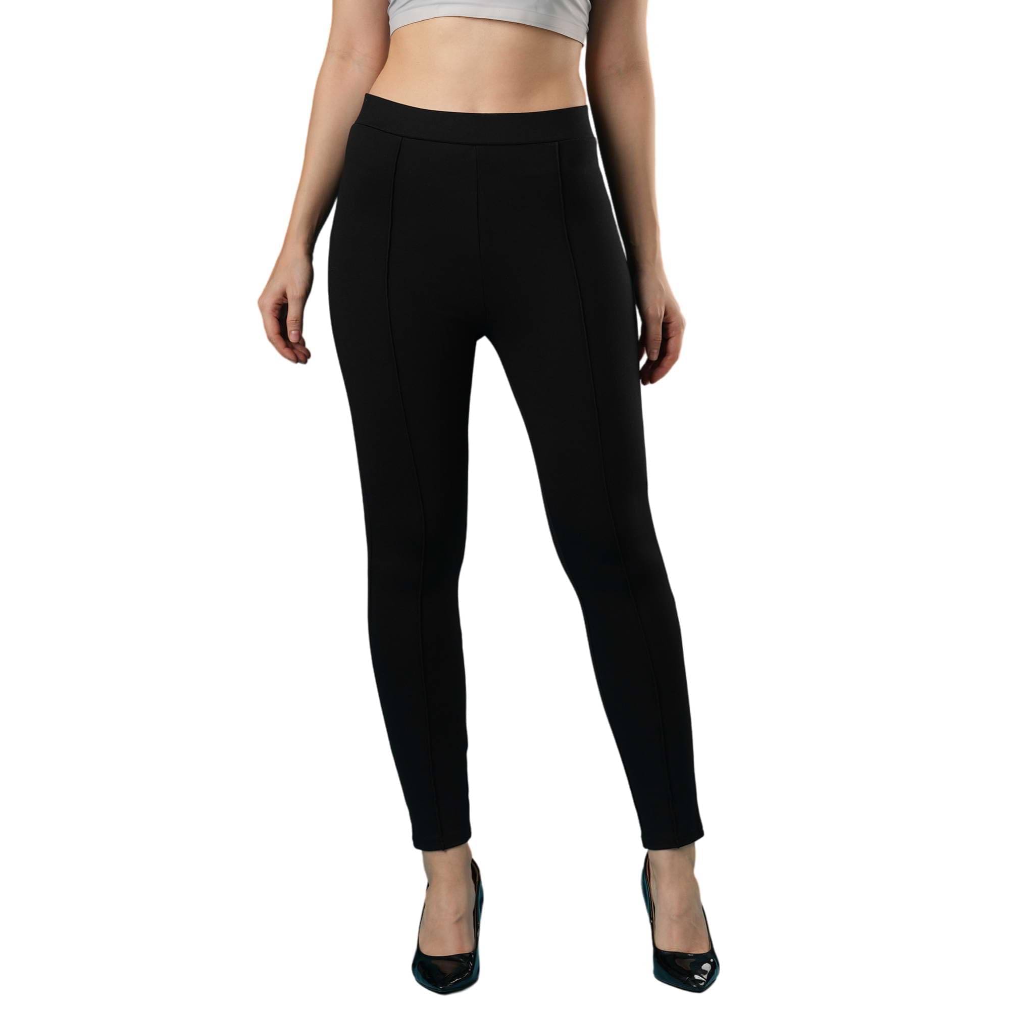     			Globus Women Rayon Skinny Fit Jegging ( Black )