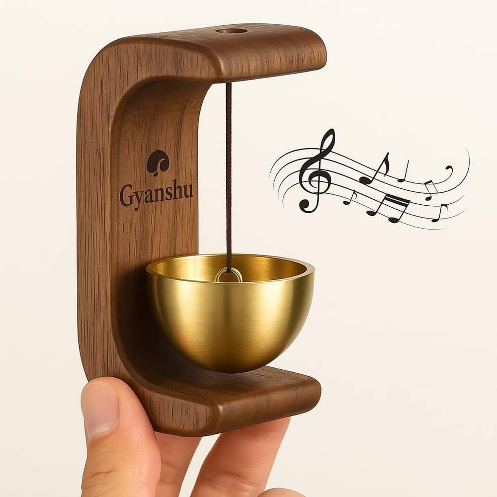 Gyanshu Wooden Door Chime, Magnetic Wood Wind Chime for Door, Doorbell, Doorbells For Homes, Shopkeepers Bell for Door Opening Gyanshu Wooden Door Chime, Magnetic Wood Wind Chime for Door, Doorbell, Doorbells For Homes, Shopkeepers Bell for Door Opening