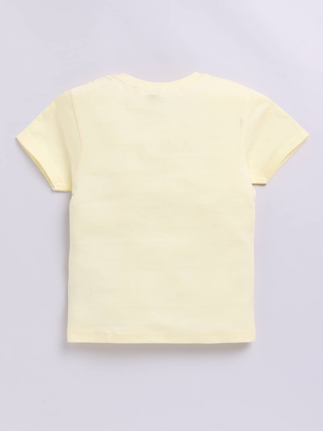     			HAPPY FACES Pack of 1 Boys Cotton T-Shirt ( Yellow )
