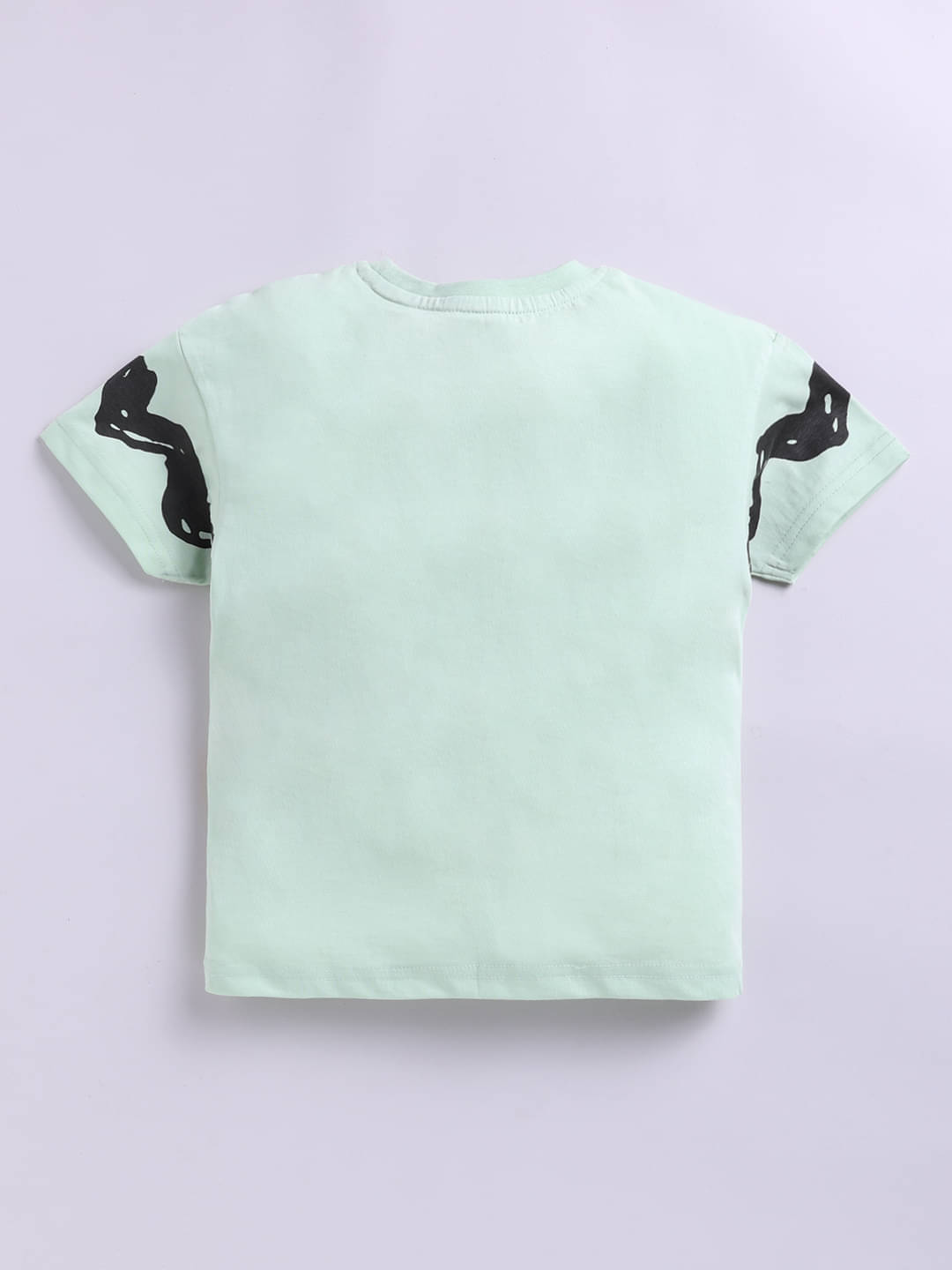     			HAPPY FACES Pack of 1 Boys Cotton T-Shirt ( Green )