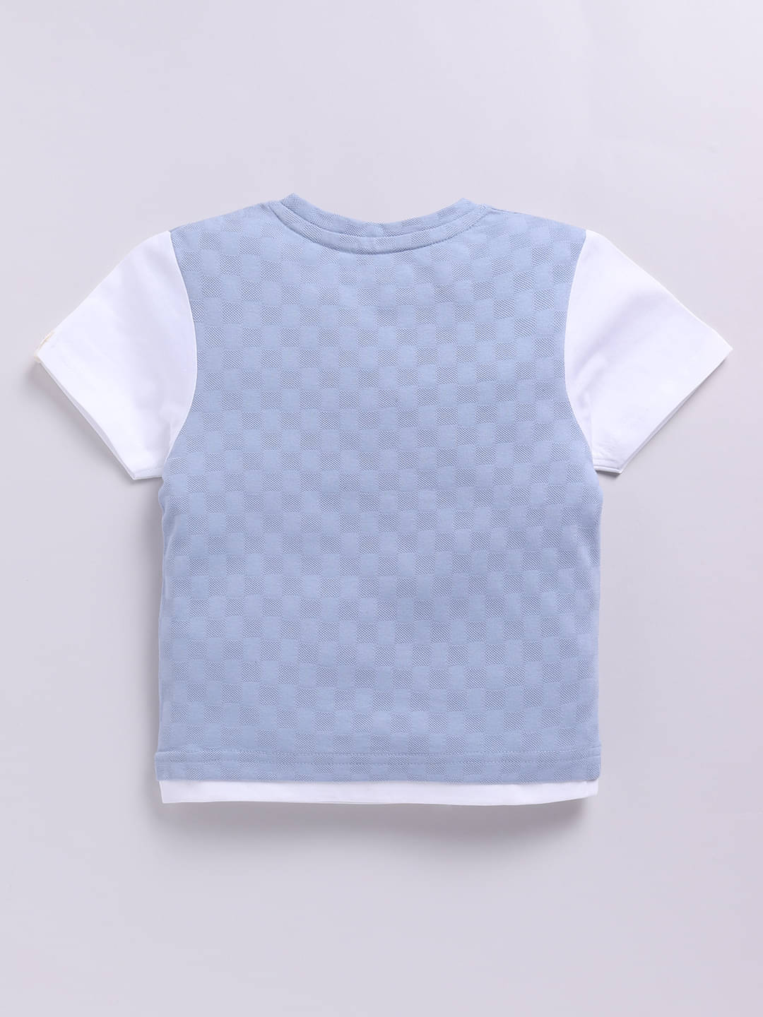     			HAPPY FACES Pack of 1 Boys Polyester T-Shirt ( Blue )