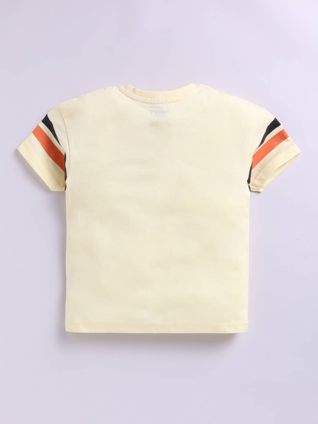     			HAPPY FACES Pack of 1 Boys Cotton T-Shirt ( Yellow )