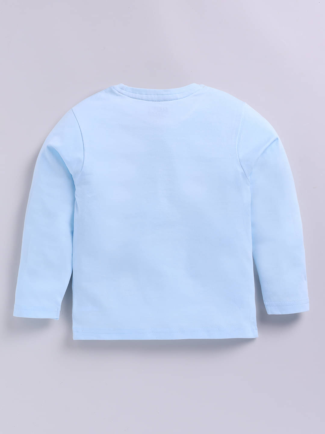     			HAPPY FACES Pack of 1 Boys Cotton T-Shirt ( Blue )