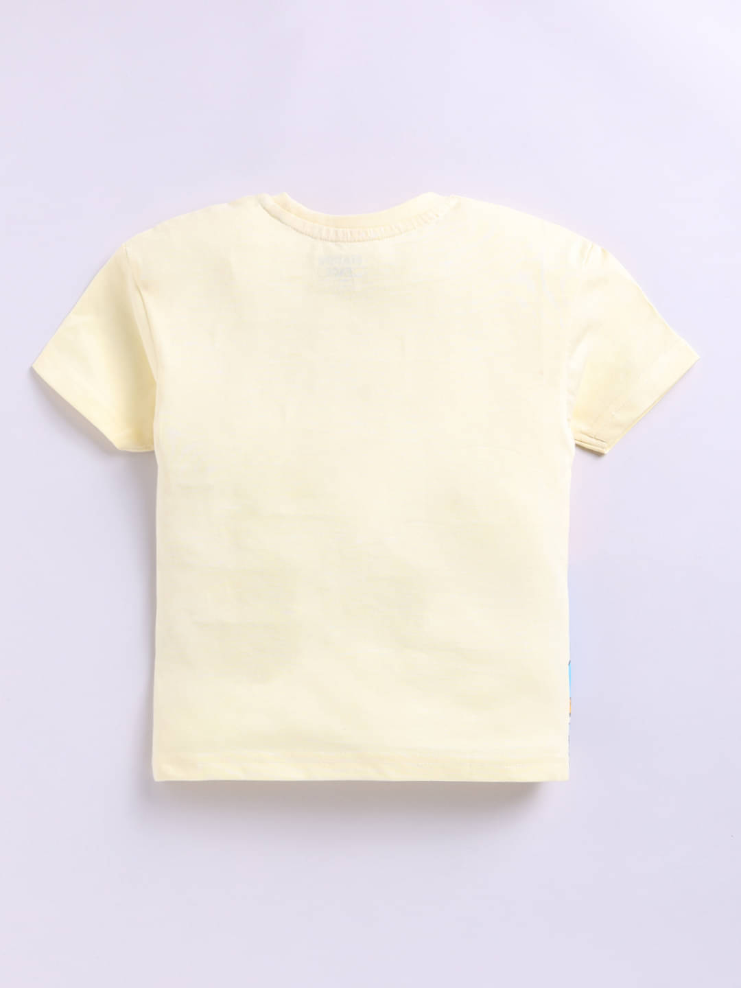     			HAPPY FACES Pack of 1 Boys Cotton T-Shirt ( Yellow )