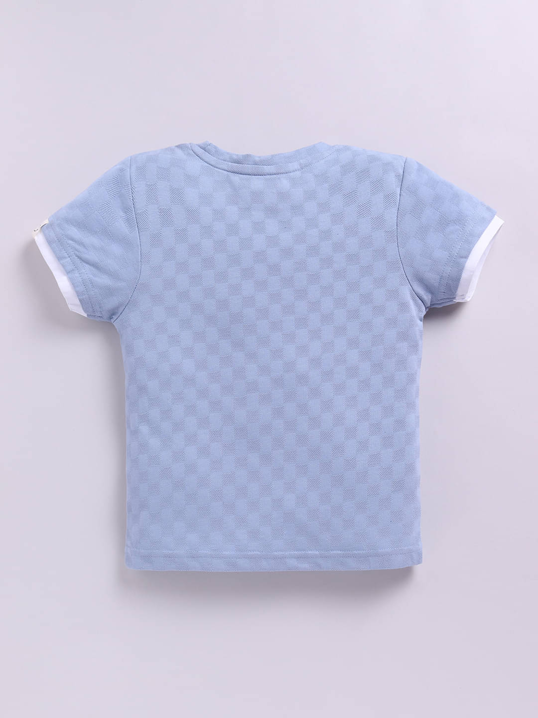     			HAPPY FACES Pack of 1 Boys Polyester T-Shirt ( Blue )