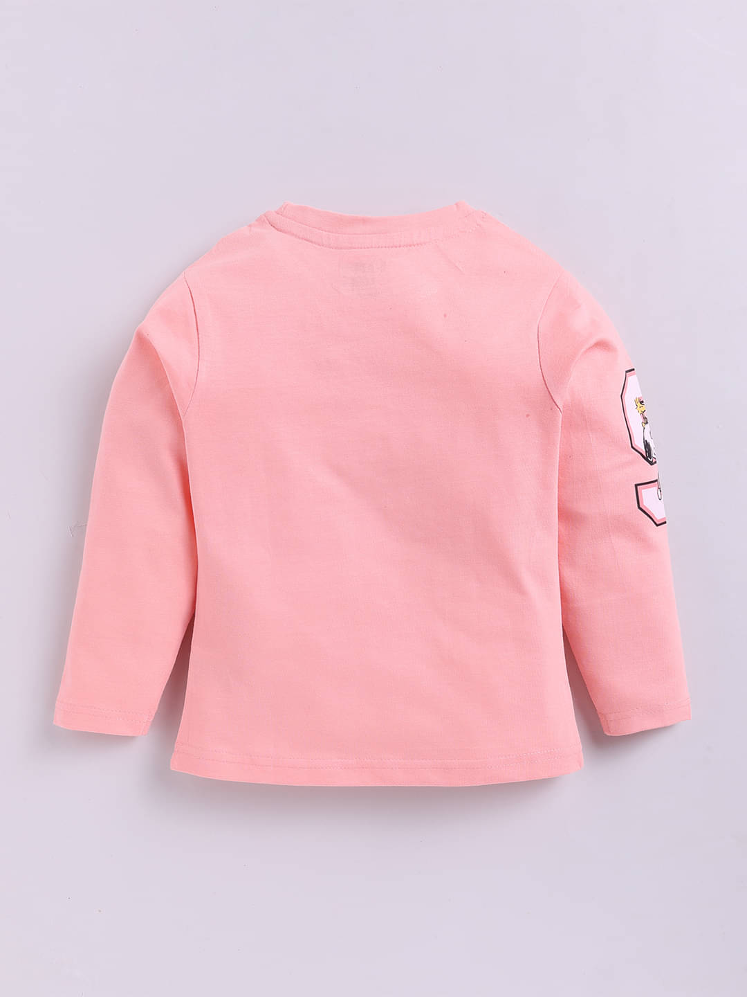     			HAPPY FACES Pack of 1 Boys Cotton Blend T-Shirt ( Peach )