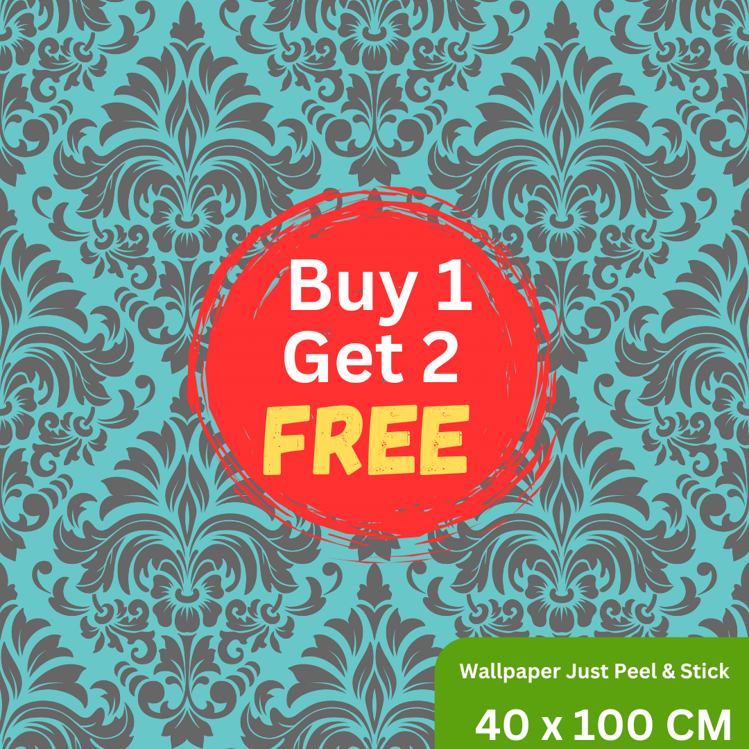     			Interawall Decor Self-Adhesive Decal Wallpaper Specific Product for Bedroom, Living Room, Kids Room, Play Room, Office | Abstract Home Wallpaper for Home Decor (Buy 1 get 2 Free, Pack of 3 Pcs,  Size-16x39 Inches Each Strip)