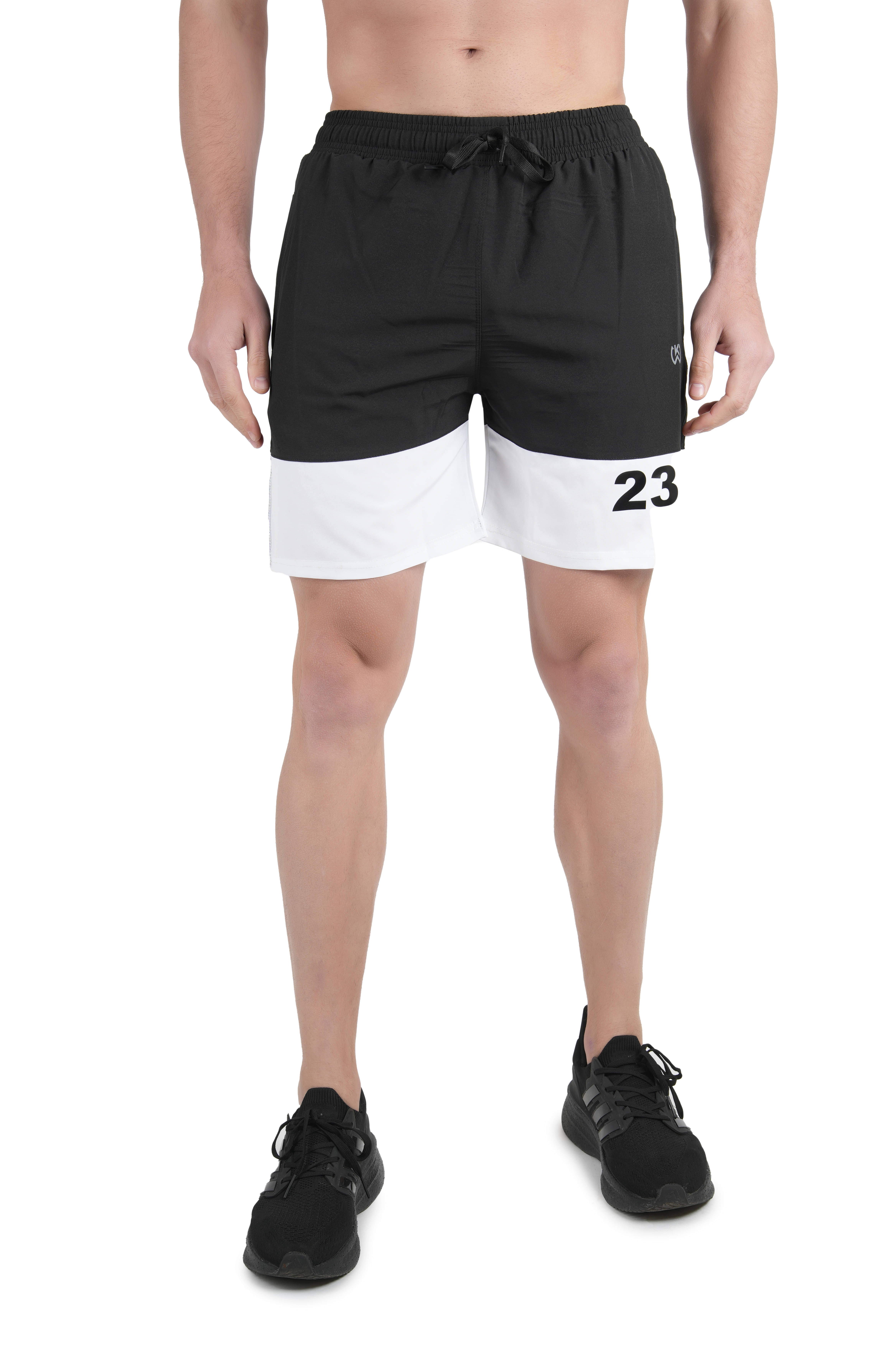     			KWINGS Black Lycra Men's Outdoor & Adventure Shorts ( Pack of 1 )