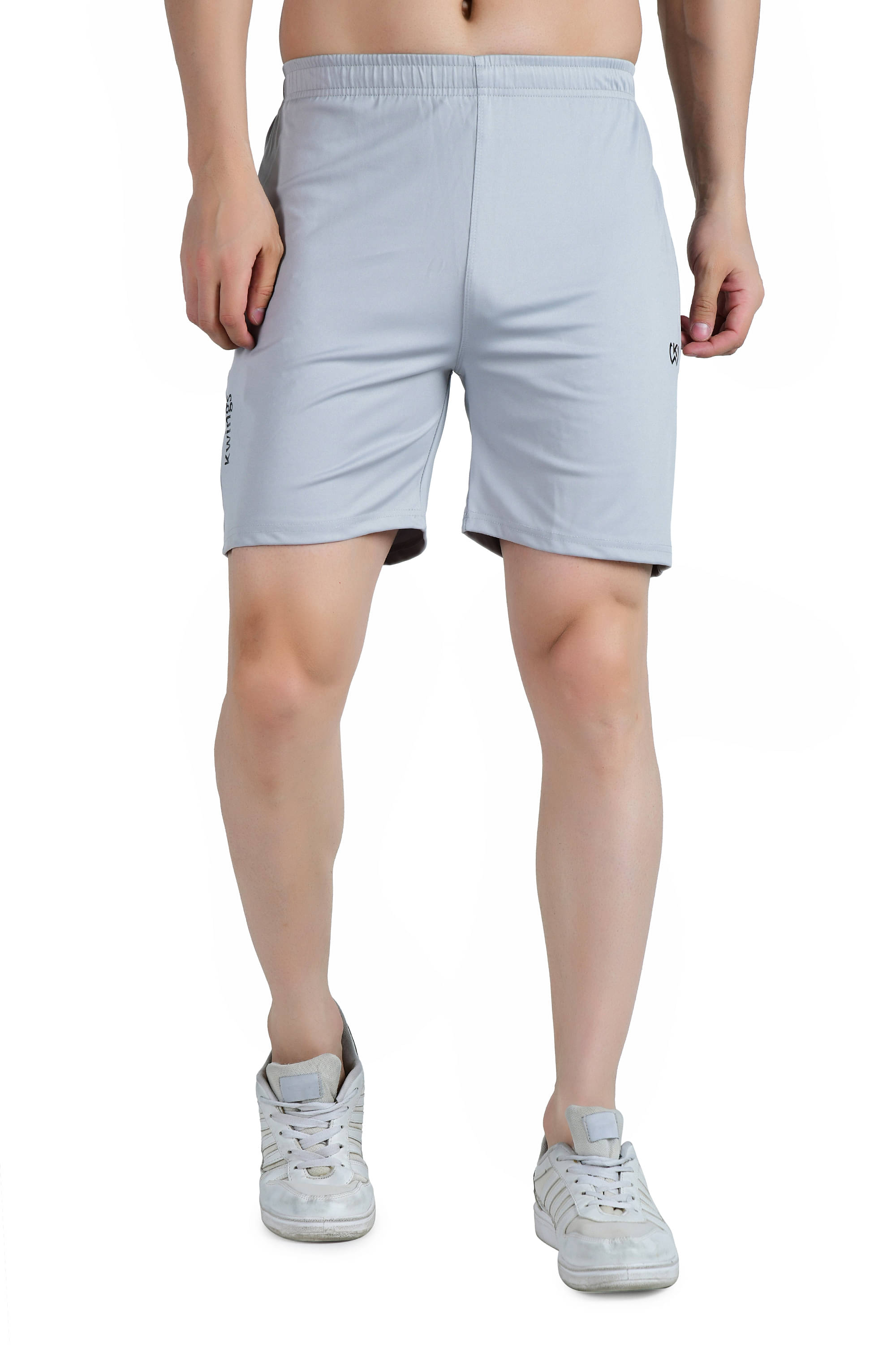     			KWINGS Light Grey Lycra Men's Outdoor & Adventure Shorts ( Pack of 1 )