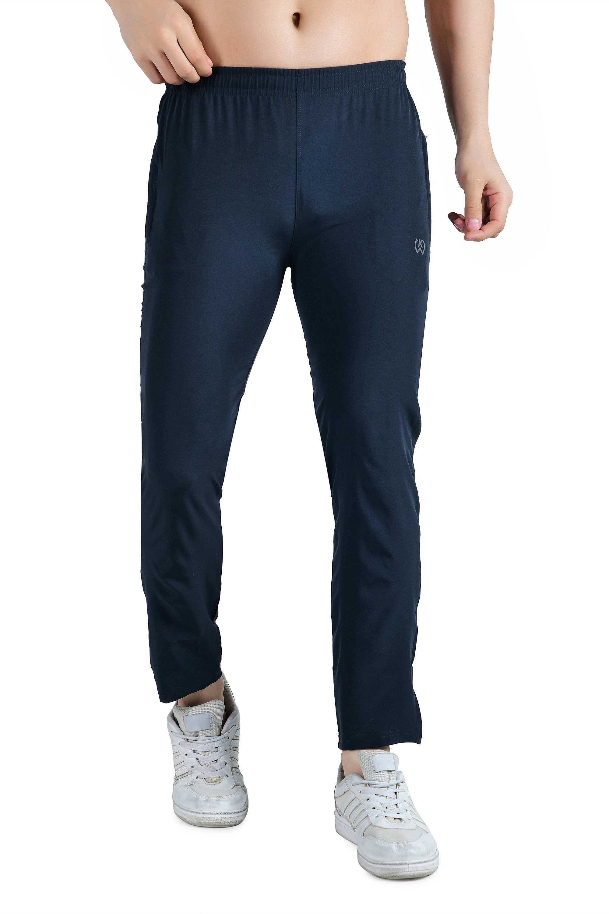     			KWINGS Navy Lycra Men's Trackpants ( Pack of 1 )
