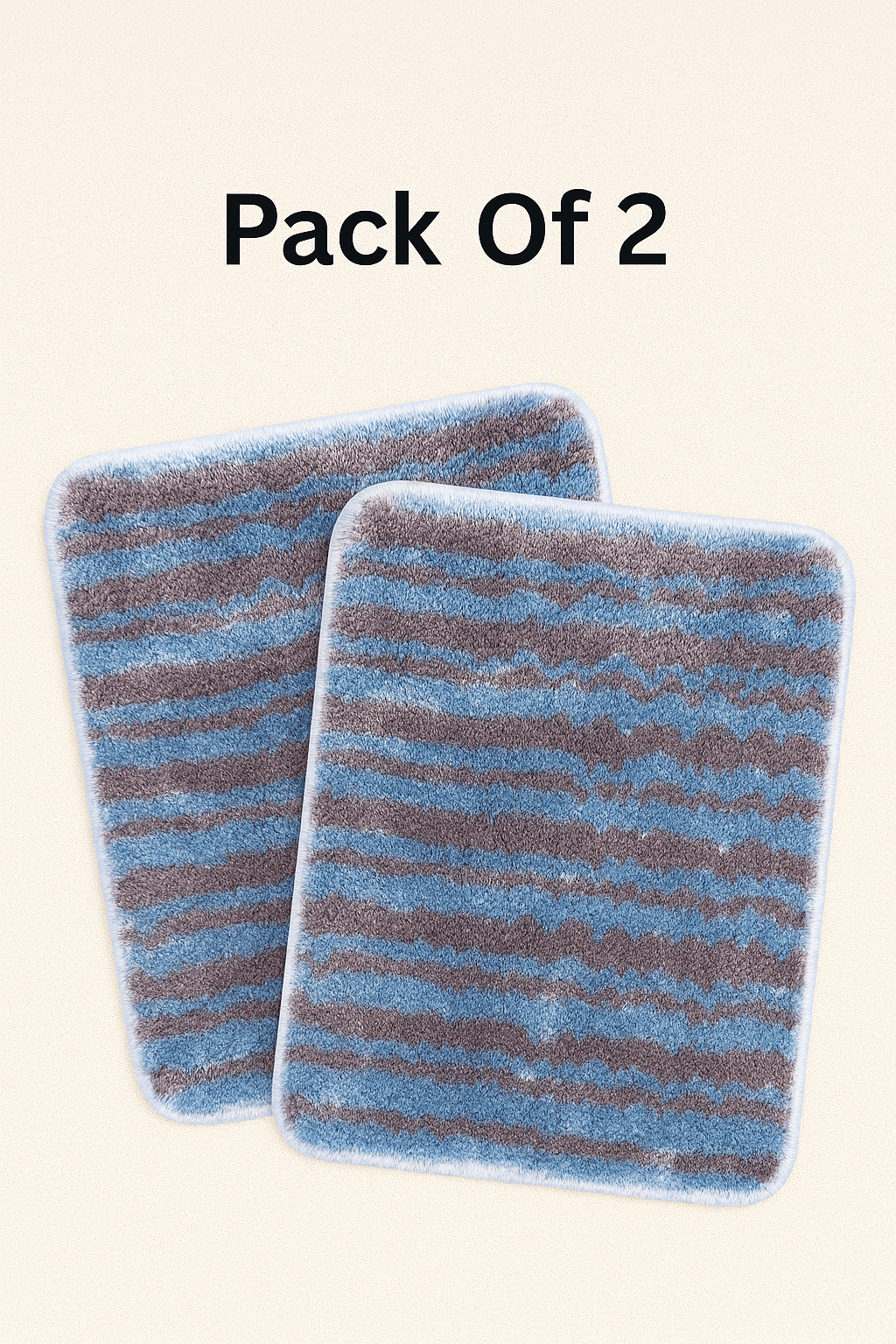     			LADLI JEE Multi Polyester Rectangular Floor Mat ( Pack of 2 )