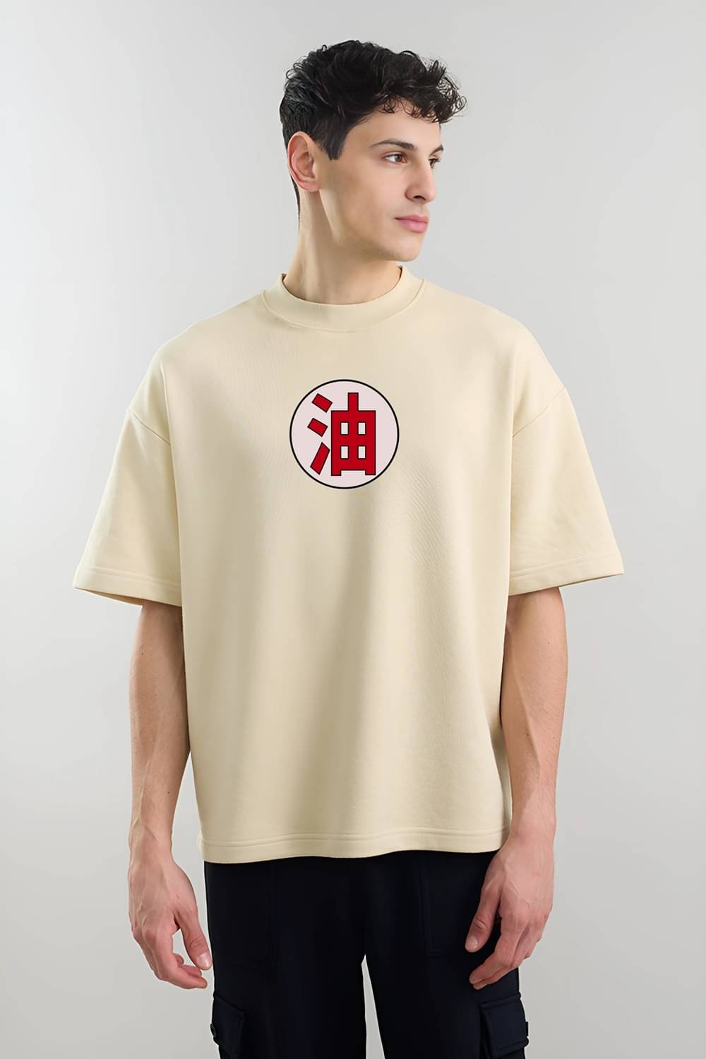 MEGAKART Men 100% Cotton Regular Fit Printed T-Shirt ( Beige ) MEGAKART Men 100% Cotton Regular Fit Printed T-Shirt ( Beige )